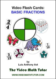 Basic Fractions Video Flash Cards