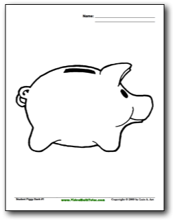 [Sample Image, Student Piggy Bank]